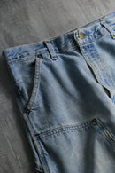 "Carhartt"double knee light wash wide denim