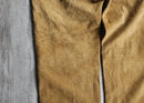 "POLO JEANS" camel brown color straight suede pants.
