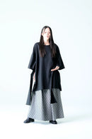 BISHOOL Bloom Jacquard OBI Top black