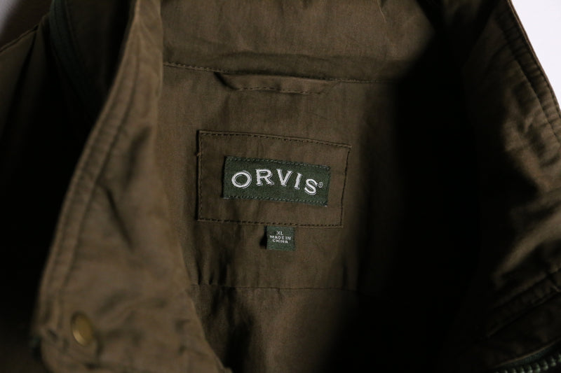 "ORVIS" khaki non oil jacket