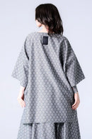 BISHOOL Bloom Jacquard Classic Top gray