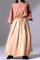 BISHOOL Modal Damask Jacquard HAKAMA Apron beige