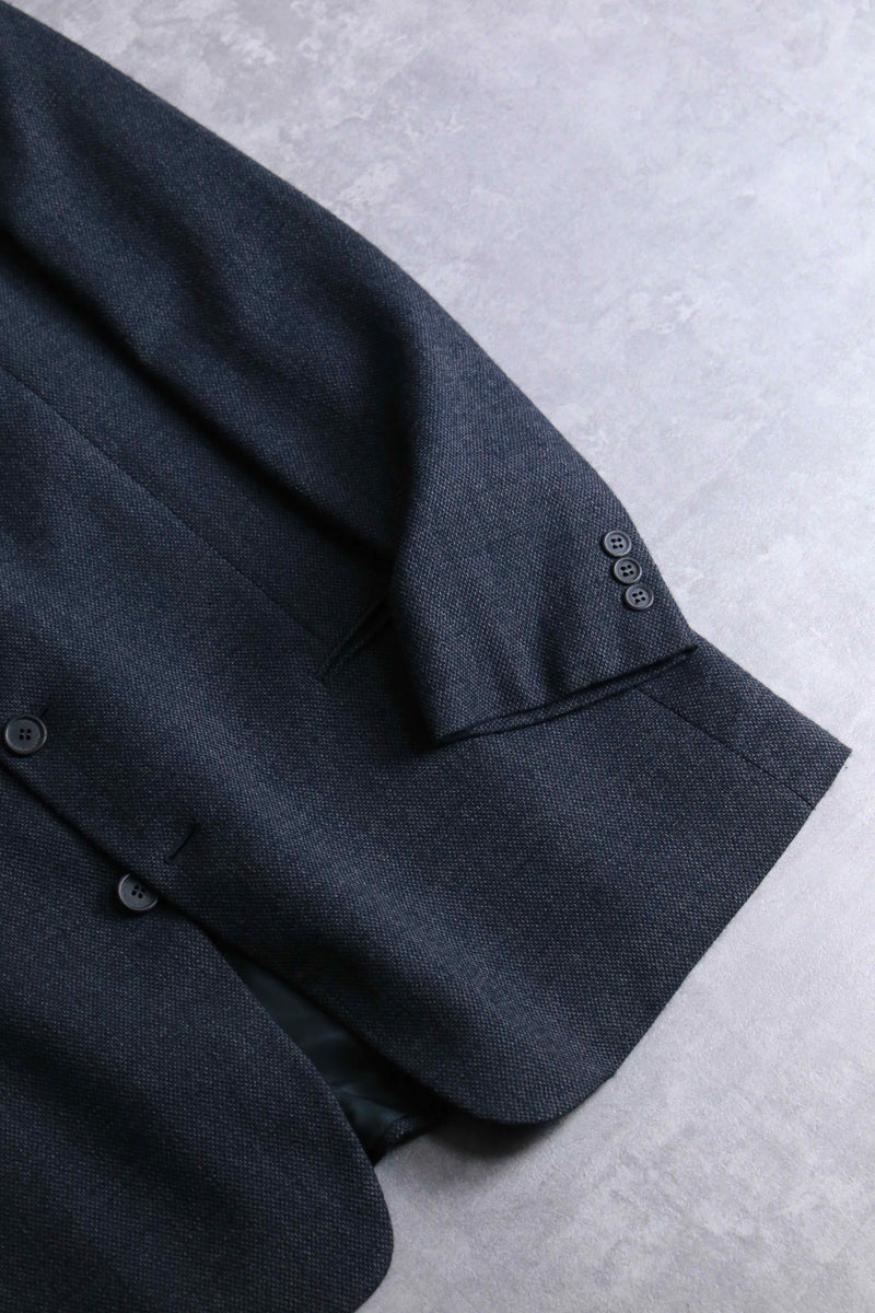 "GIORGIO ARMANI" indigo wool tailored jacket