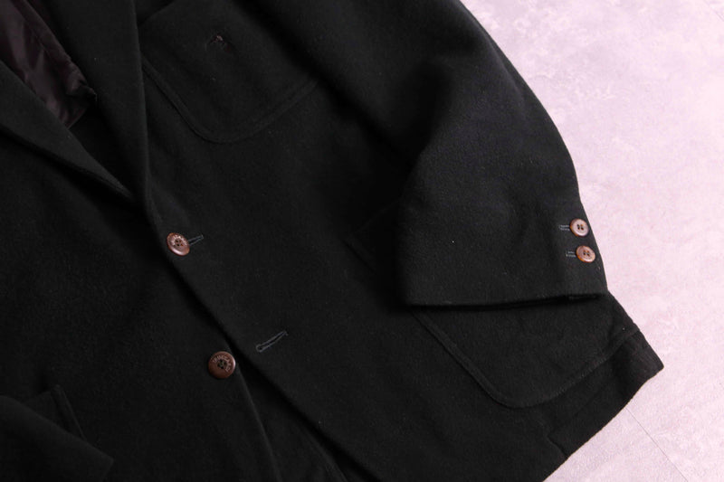 "TRUSSARDI" black wool tailored jacket