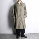 "LAUREN RALPH LAUREN" khaki gray balmacaan coat
