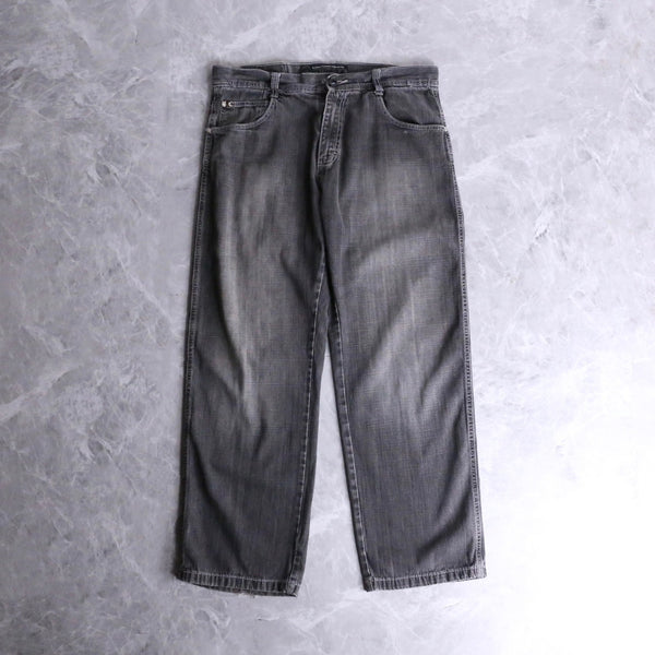 "SOUTH POLE" aging black denim