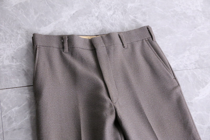 70's light grey semi-flare trousers