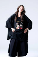 BISHOOL Giza Cotton Classic Big-T -春画 black-