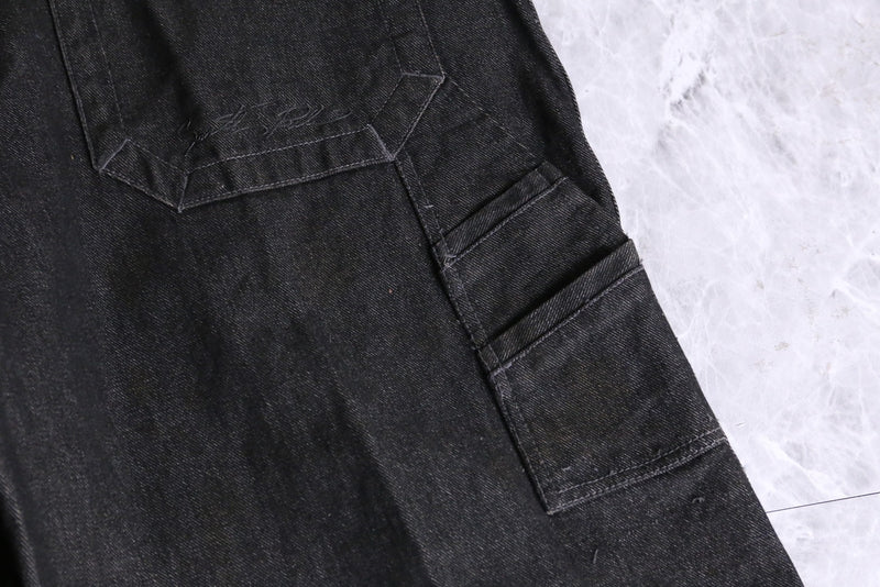 "SOUTH POLE" black baggy painter denim