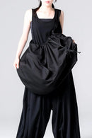 BISHOOL Wool Volume OBI Bag black