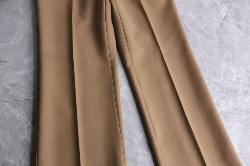 70’s beige semi flare pants