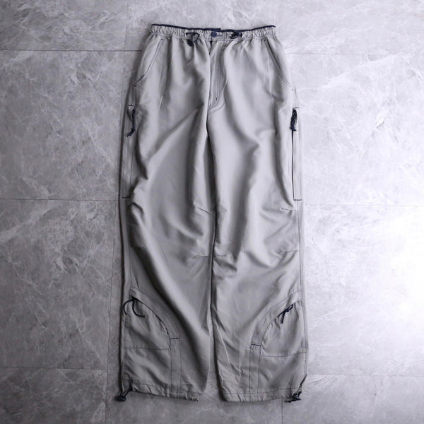 gray color ventilation pants