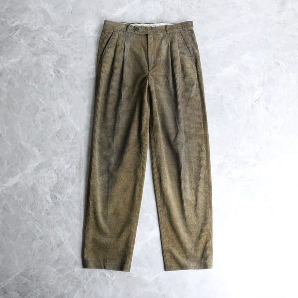 earth tone corduroy trousers