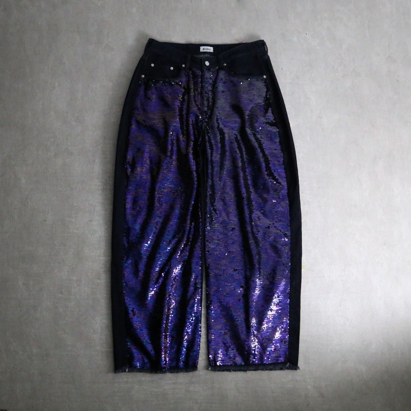 flipsequins buggy wide leg jeans