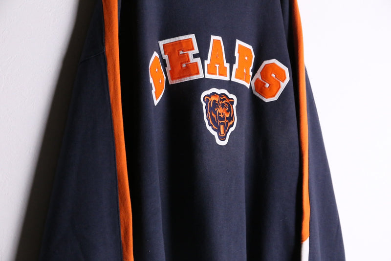 orange×navy chicago bears game sweatshirts