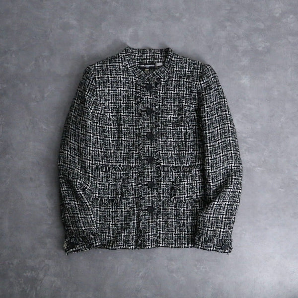 KARL LAGERFELD fancy tweed jacket