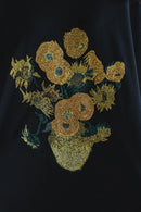 BISHOOL Giza Cotton Classic Big-T -向日葵 black-