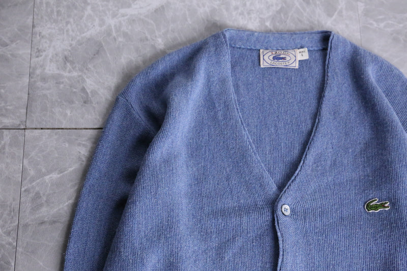 "IZOD" light blue acryl cardigan