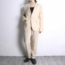 natural cream color linen 2piece set up