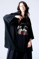 BISHOOL Giza Cotton Classic Big-T -春画 black-