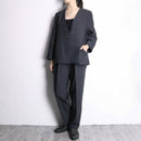 easy collar less jacket set up