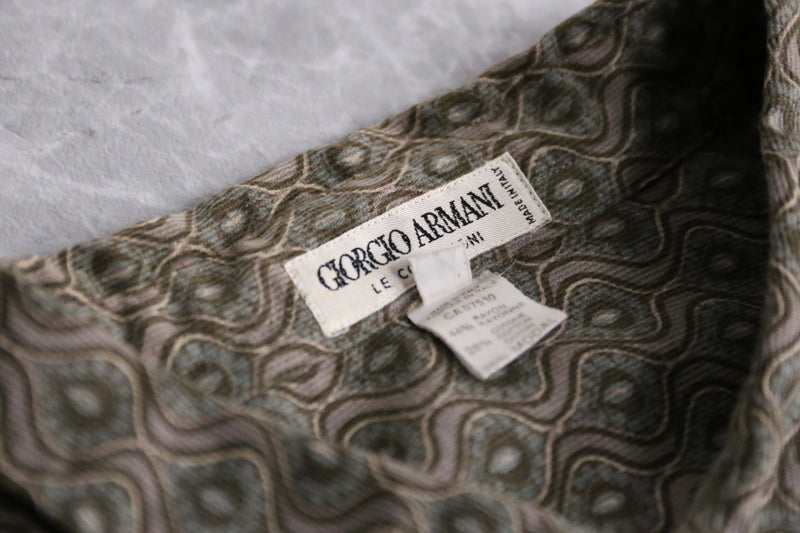 ""GIRGIO ARMANI"patterned shirt