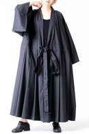 BISHOOL Tropical Wool KIMONO Dress Coat sumikuro