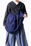 BISHOOL Wash Denim Volume OBI Bag