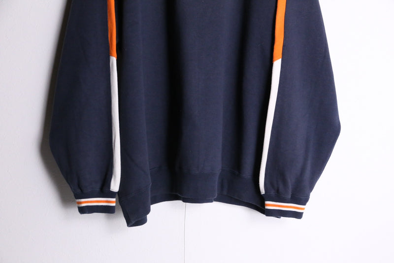 orange×navy chicago bears game sweatshirts