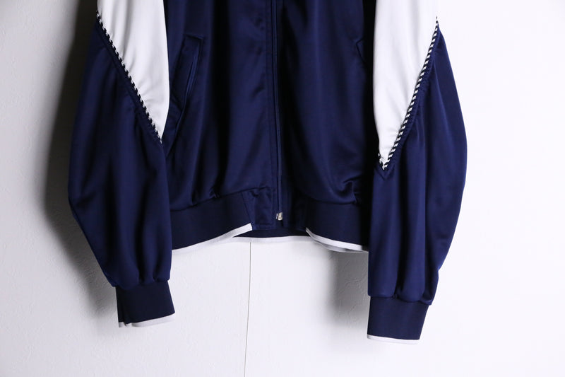 90‘s“NIKE”white×navy track jacket