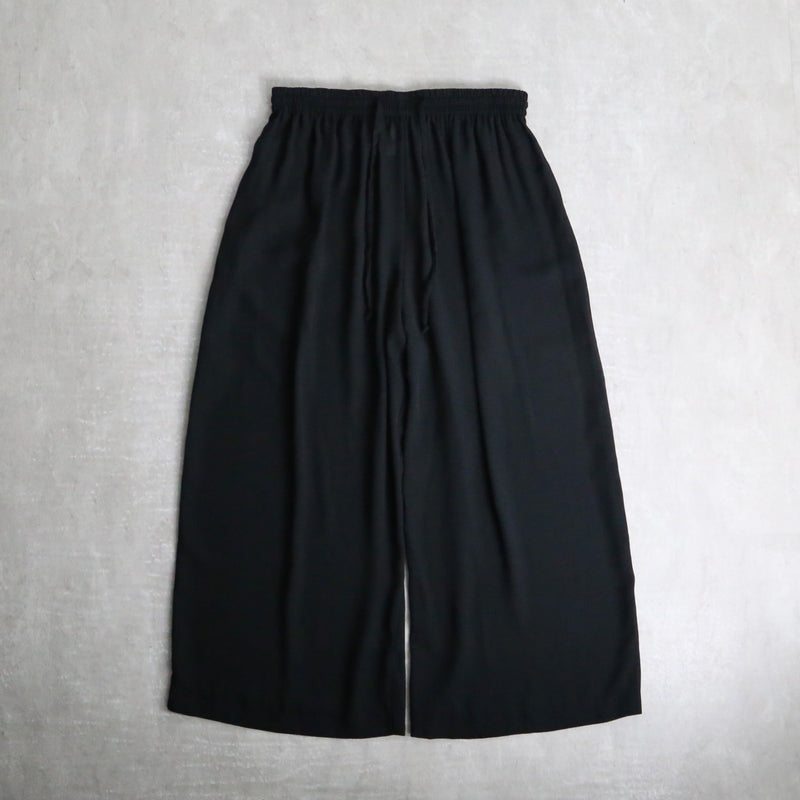 black super wide easy pants