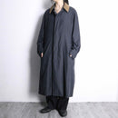 ”RALPH Ralph Lauren” leather switch smooth balmacaan coat