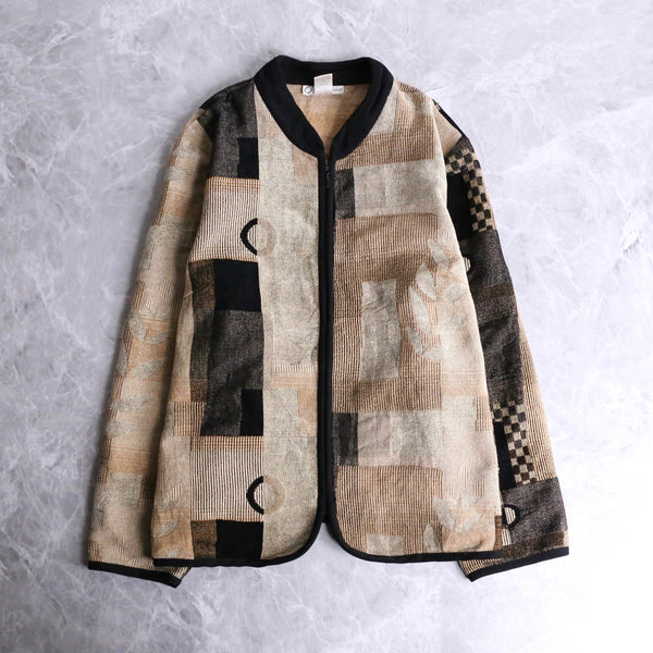 earthcolor gobeline zip-up jacket