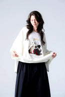 BISHOOL Giza Cotton Classic Big-T -春画 white-