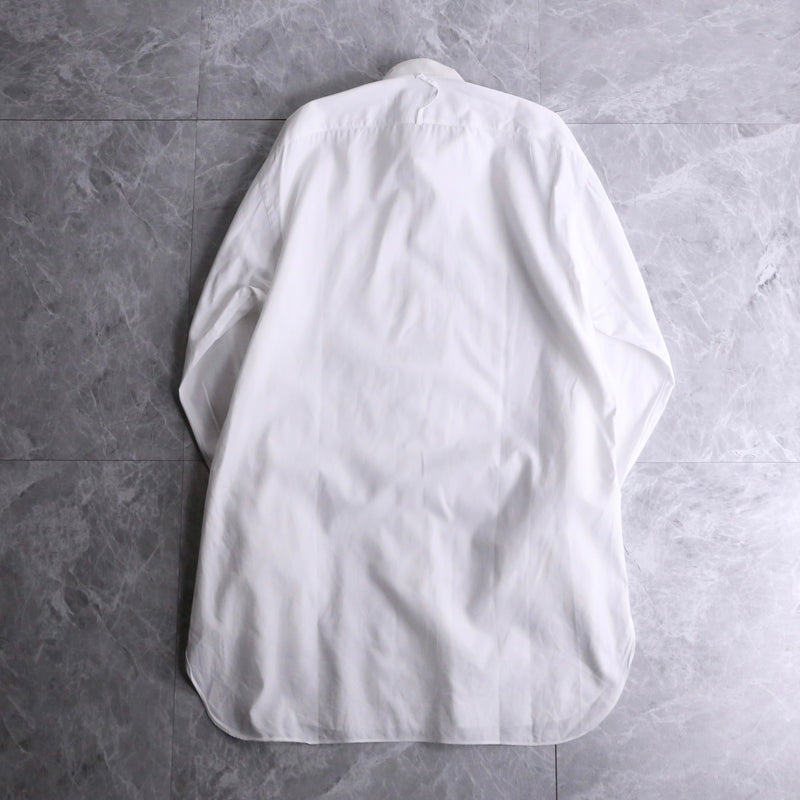 “Christian Dior”white ruffle dress shirt