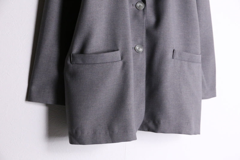 light grey easy tailored jacket