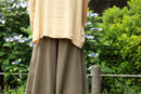 out pocket design khaki HAKAMA pants