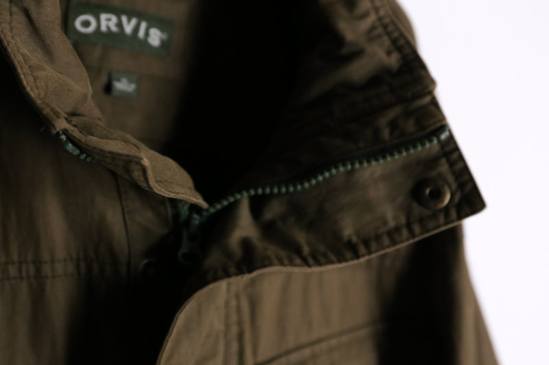 "ORVIS" khaki non oil jacket