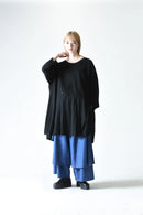 BISHOOL Sequins Embroidery Drape Big-T -花火 black-