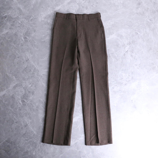 80’s"LEVI’S ACTION" brown semi flare pants