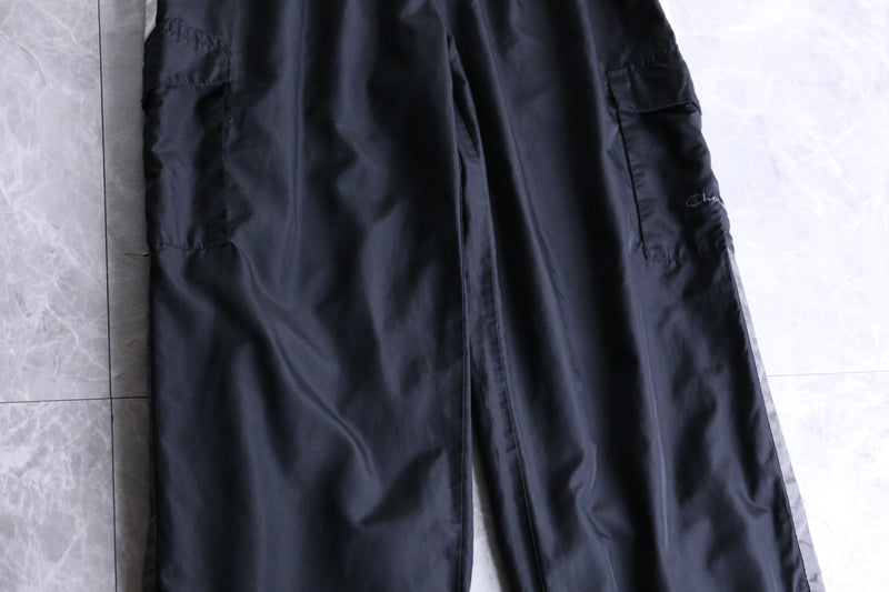 "Champion"side line pocket polyester trackpants