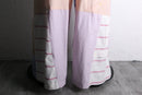 "Re:make" stripe shirt patchwork pajama pants