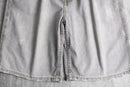 90-00's faded gray denim baggy shorts