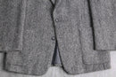 “Christian Dior” herringbone tweed 2B tailored jacket