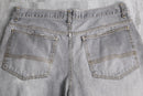 90-00's faded gray denim baggy shorts