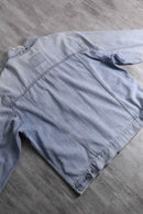 "Levi's" damage neck light blue denim jacket