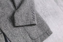 “Christian Dior” herringbone tweed 2B tailored jacket