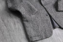 “Christian Dior” herringbone tweed 2B tailored jacket