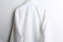 70’s pure white frill L/S shirt