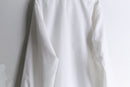 70’s pure white frill L/S shirt